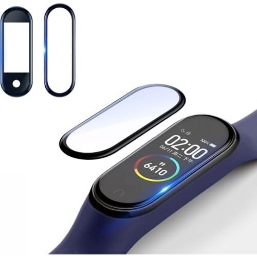 2pcs Screen Protector for xiaomi mi band 5 Amazfit Band 5 Protective Screen Anti Explosion Film for xiaomi mi band 4 bracelet