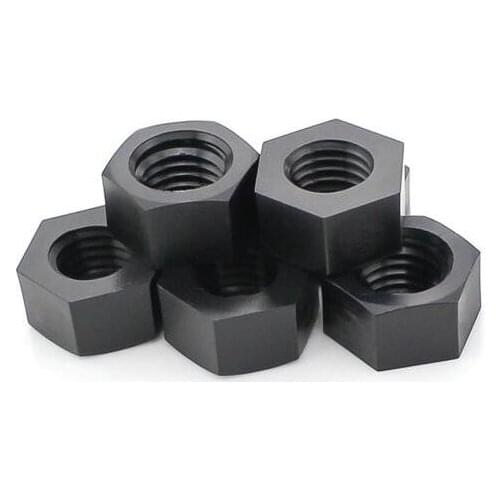 200/500/1000 Pcs Black Nylon Nuts Hexagonal Standoff Spacer M3 Nut