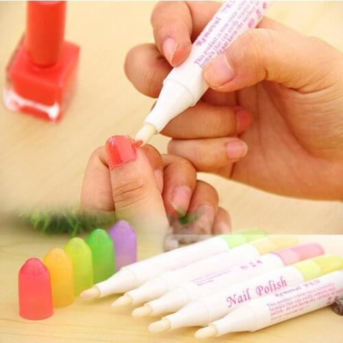 3PCS Nail Polish Remover Pen Nail Art Fix Corrector Pen with 3 replacment Tips Durable Use Nail Protect