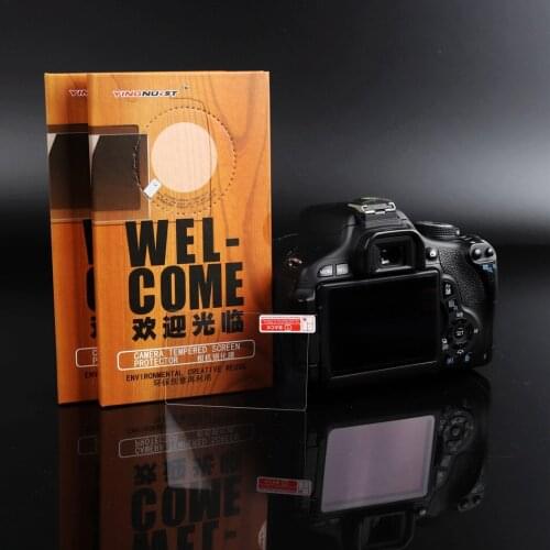3PCS HD Screen Camera Tempered Glass Screen Protector For Canon EOS 7DII 7D2 Camera Screen Toughened Glass Protective Film