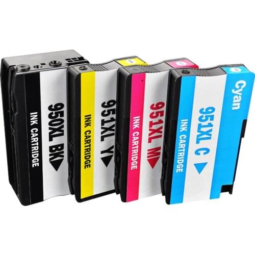 4pcs/set) compatible ink cartridge for HP950 951 Officejet Pro 8100 Pro 8600 e-AIO Printer Pro 8600 Plus e-AIO