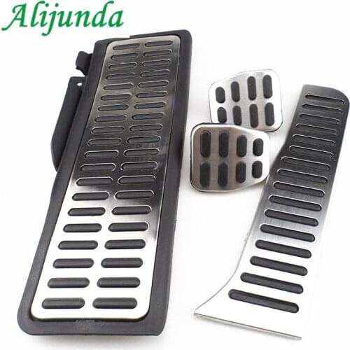 Auto gas accelerator pedal, footrest and brake pedal for VW Golf 6 GTI MK6 Jetta MK5 Scirocco Tiguan Touran/ Skoda Octavia Yeti