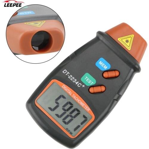 Car Speedometer Digital RPM Meter Handheld Non Contact Laser Photo Tachometer Speed Gauge Tach Laser Tachometer