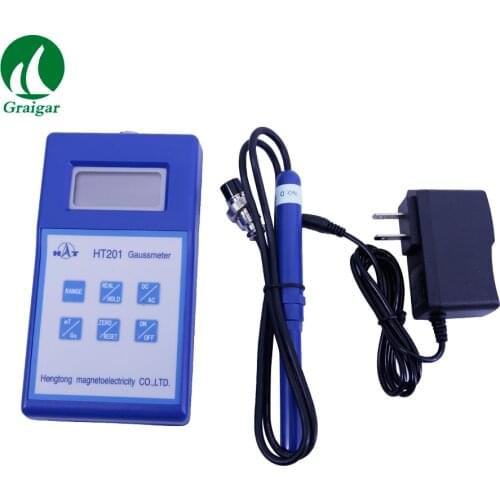 HT201 Tesla Gauss Digital Magnetic Flux meter DC 2000mT Gaussmeter