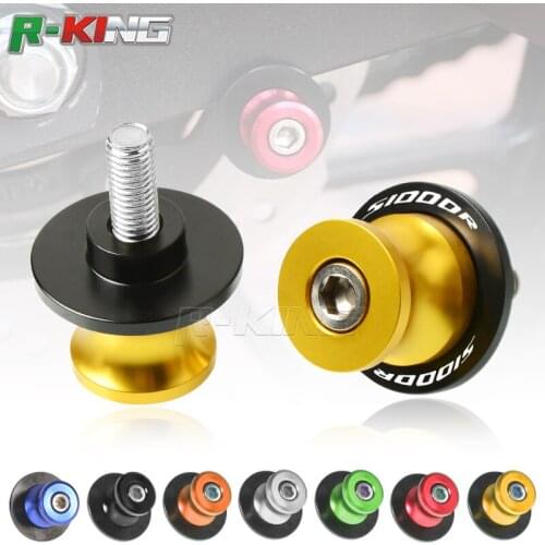 For BMW S1000R 2014-2015 S1000XR 2015-2016 Motorcycle Swingarm Spools Sliders Stand Screws 8mm M8
