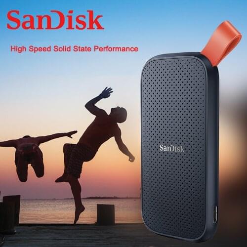SanDisk External Portable SSD 480GB 1TB 2TB 520MB/s Hard Drive PSSD USB 3.2 Solid State Disk Type-C For Windows Mac Book Laptop
