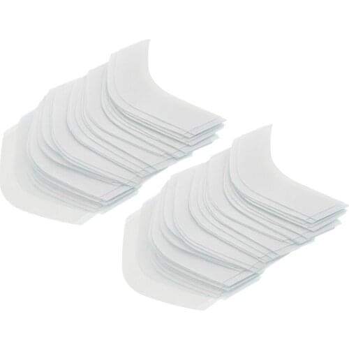 72Pcs Toupee Hair Piece Stick Tapes Wig Double Side Tapes 72 Strips White (V Contour)