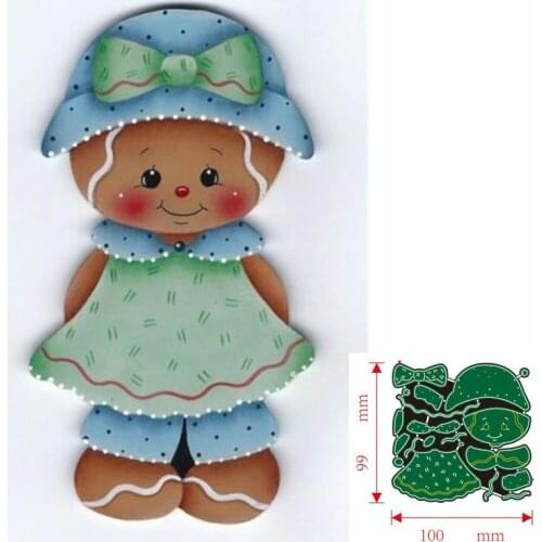 Metal Cutting Dies gingerbread Man DIY Scrapbooking Paper Cards Decorative Craft Embossing