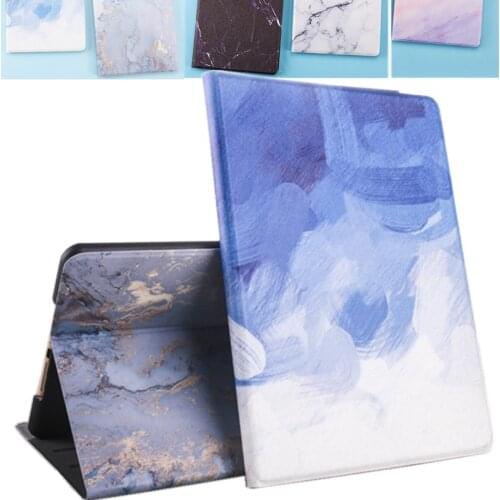 Marble case for tablet ipad 2017 9.7 2018 pu Slim protective cover for ipad Air Air 2 Apple iPad A1474 A1475 A1476 case