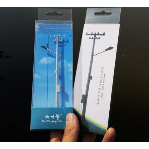 New 1:87/1:150 Scale Railway Wire Rod Light Lamp Model Set for Sand Table