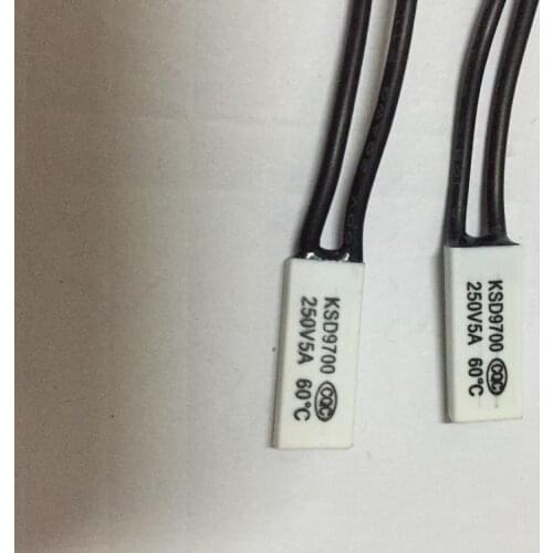 Original new 100% TC9700 temperature switch 60 degree temperature controlled thermal protector normally passes 5A250V