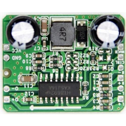 Digital power amplifier board AB/D class 8W mono HT8692 differential input 2.5-5.5V boost adjustable