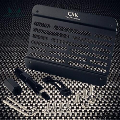 Fits For 09-16 A*udi A4 S4 B8 Front Bumper Tow Hook License Plate Mount Bracket