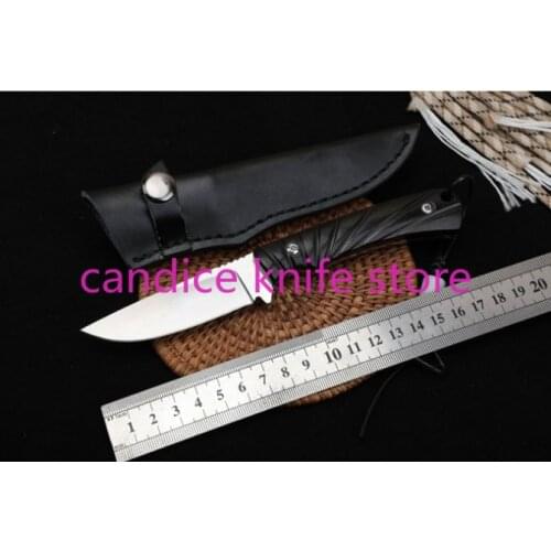 Butcher Straight Knife D2 Steel Fixed Blade G10 Handle Camping Hunting Survival Tactical Knives Outdoor EDC Multi Tool Xmas Gift