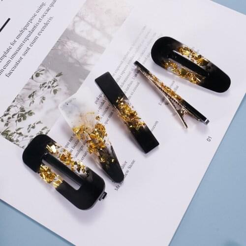 Hairpin Silicone Mold Hairpin Head Flower DIY Epoxy Resin Molds Jewelry Handmade Making Accessories For 2020 Hot