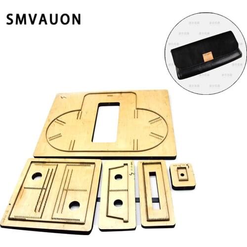 SMVAUON Fashion business bag cutting die folding wallet hand bag punching steel card bag straight die leather cutting die