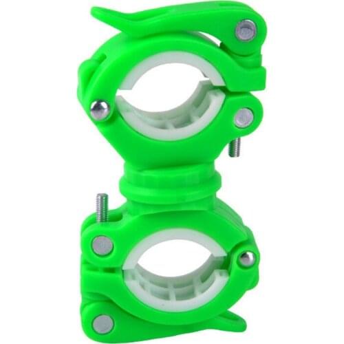 Lamp rack bicycle flashlight lamp clip front lamp holder fixed bracket clip mountain bike riding equipment accessories