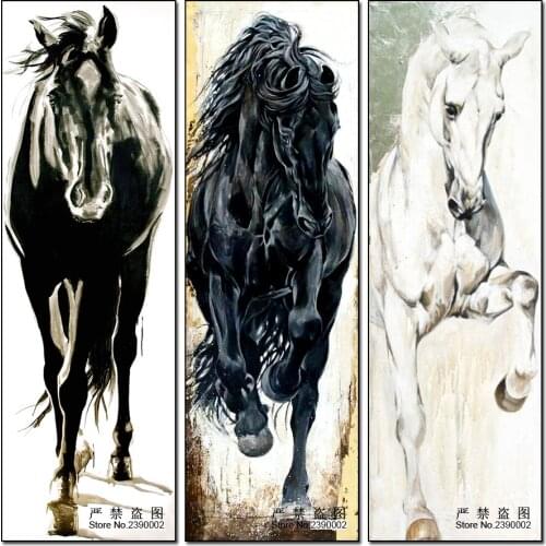 Needlework 5D Diy Diamond Embroidery Animal Art Painting Pattern Full Rhinestone Cross Stitch Horse Diamond Embroidery Mosaic