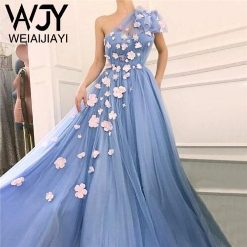 WEIAIJIAYI TRADING CO LTD Womens One Shoulder Evening Dresses