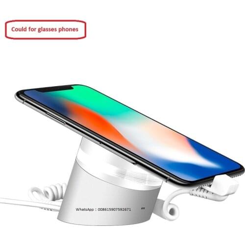 10 Pcs Mobile Alarm Display Holder For Cell Phones Anti Theft Security Acrylic Base Pedestal Stand