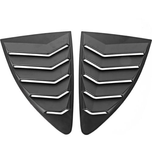 2pcs Rear Window Louvers Spoiler Panel Fit for Toyota 86 GT86 2013-2019 Auto Replacement Parts