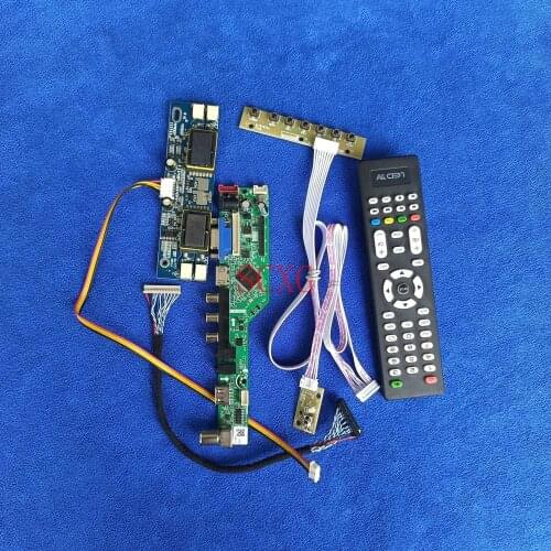 4CCFL KitDisplay driver board For LQ170K1LW01/LQ170K1LW02/LQ170K1LW11 USB VGA HDMI-compatible 1280*768 20 Pin LVDS Signal Analog