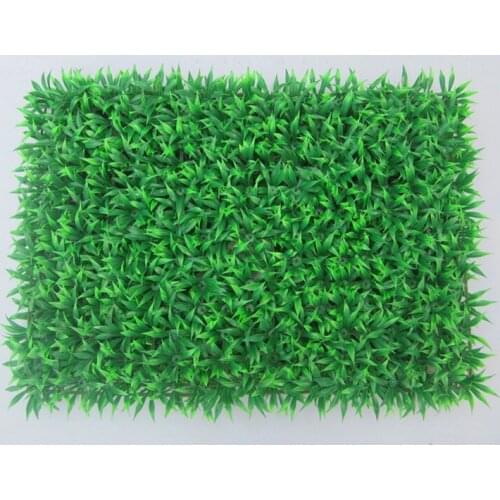 60cm * 40cm Artificial Grass plastic boxwood mat green grass lawn turf Outdoor Decorative SGS UV Proof Fake Ivy Fence Bush