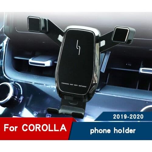Car phone holder air vent Mobile phone stand for Toyota Corolla interior modification Mobile phone holder Accessories 2019 2020