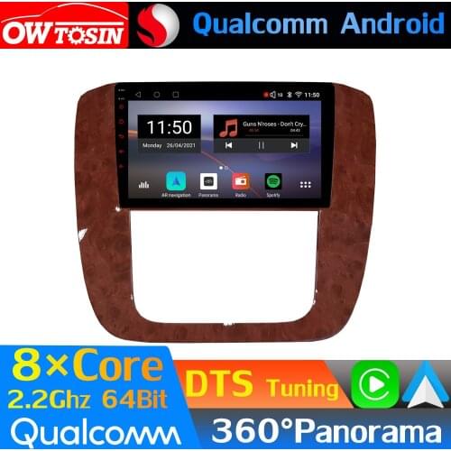 Qualcomm 8Core Android Car Media For GMC Yukon Chevrolet Tahoe Suburban 2007-2013 GPS 360 Camera Radio CarPlay DTS HIFI HDMI DSP