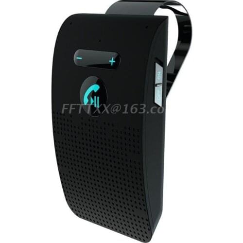Wireless Car Bluetooth V5.0 Bluetooth-compatible Handsfree Car Kit Wireless Speaker Phone Sun Visor Clip Speakerphone