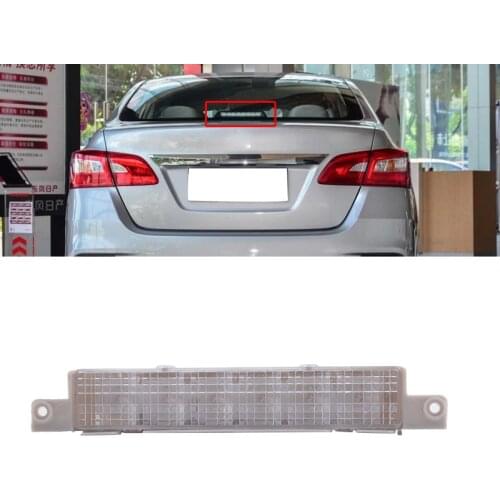 CAPQX For Sylphy bluebird 2006 2007 2008 2008 - 2018 Rear High Mount Stop Lamp 3rd Third Brake Light Rear Additional Brake Light