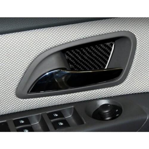 For Chevrolet Cruze 2009-2015 Carbon Fiber Interior Door Bowl Decorative Cover Trim Decals Strips car styling