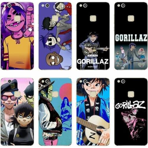 Gorillaz Cover high quality Soft Silicone TPU Phone Case For Huawei P9 P10 P20 Lite Mate 9 10 Honor 9 V9 Mate 10 Por P9 P20 Plus