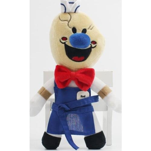 25cm Hot Game Ice Scream Rod Plush Toy Stuffed Horror Game Character Doll Cartoon Gifts for Kids Halloween Xmas Birthday