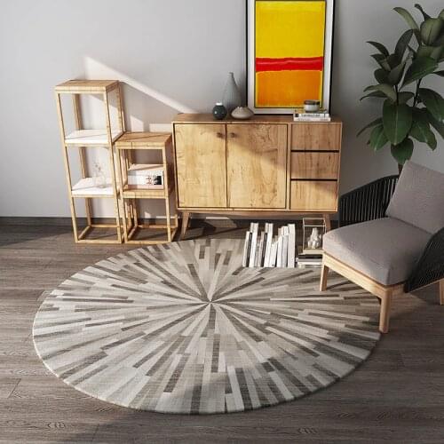 Round Carpet Rug Door Mat Modern Carpets for Living Room Area Rug Carpet Bedroom Anti-Slip Floor Rug Mat Tapete Home Textile