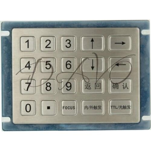 Metal keyboard with 20keys industrial metal mechanical keyboard with Explosion-proof