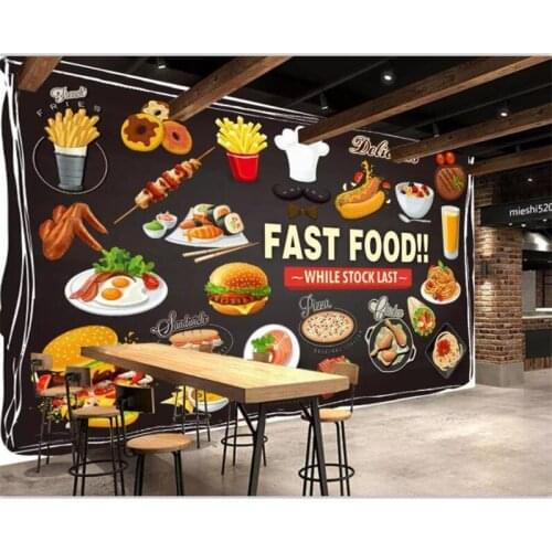 Wellyu Custom mural home decoration living room bedroom HD hand-painted restaurant wallpaper background wallpaper