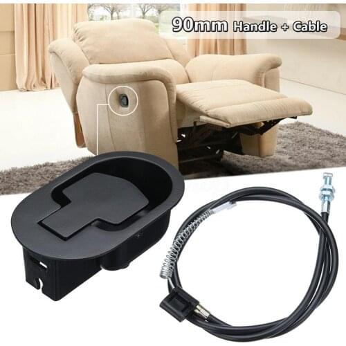 New Metal Recliner Handle With Cable Universal Recliner Replacement Parts Sofa Chair Couch Release Lever Pull Handle Perfect