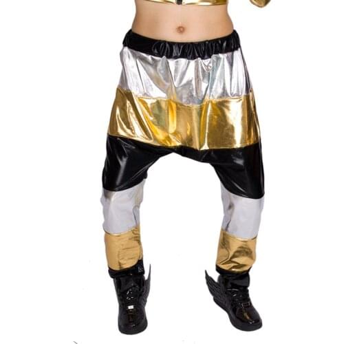 Heroprose Brand New fashion Hip Hop Dance harem Pants Sweatpants Costumes female stage performance wear Paillette jazz trousers