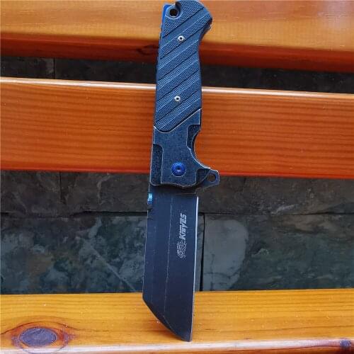 7CR13MOV Steel G10 Handle Outdoor Self-Defense Folding Blade Knives Tactical Camping Survival Hunting Pocket Knives