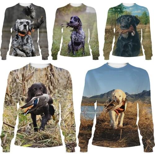 Mamba Top Hunting Sweatshirt Men Woman Shirt Long Sleeve 3D Print Wild Animals Duck Pullover Pheasant Hunter Game Harajuku Tees
