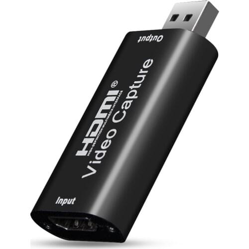 USB 2.0 Video Capture Card 4K HDMI-compatible Video Grabber Live Streaming Box Recording for PS4 XBOX Phone Game DVD HD Camera