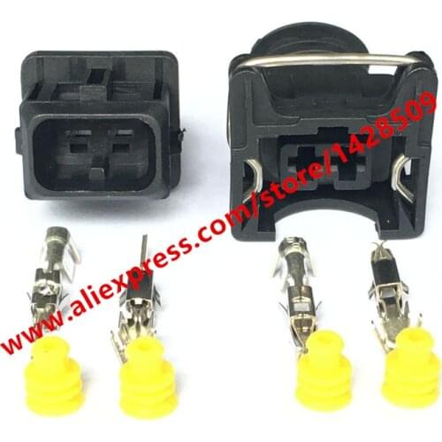 20 Sets AMP 3.5mm Series EV1 2 Pin With A Cover DJ7021A-3.5-11/21 Waterproof Female Male Connector With Pins And Seal 2P