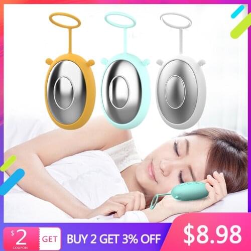 Sleep Aid Device USB Rechargeable Hand Held Insomnia Microcurrent Instrument Holding Stress Relief Improve Sleep Quality