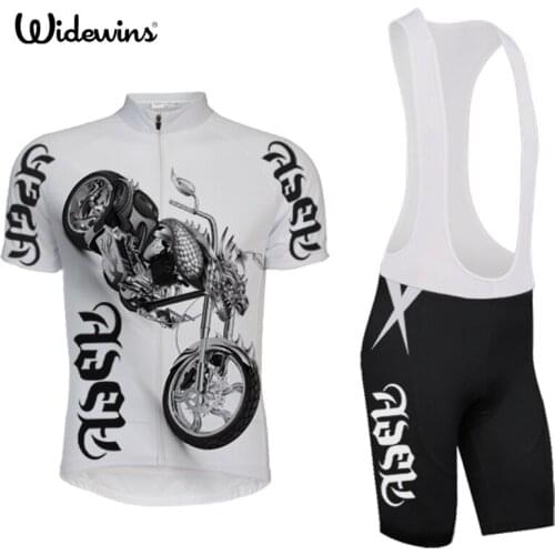 Widewins New Arrival Cycling Jersey Set Short Sleeve Bike Bicycle Sportswear Ropa Ciclismo 9D Gel Padded Cycling Clothing 5293