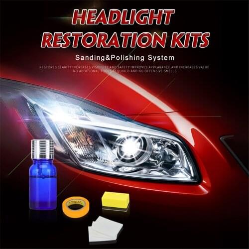 30/10ML Car Headlight Restoration Liquid Car Lamp Scratch Restoration Polish Repair Liquid Anti-scratch Maintenance Tool Kit