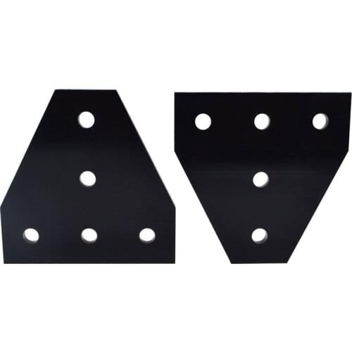 5 holes 90 degree joint board plate corner angle bracket connection joint strip for 2020 aluminum profile 1pcs