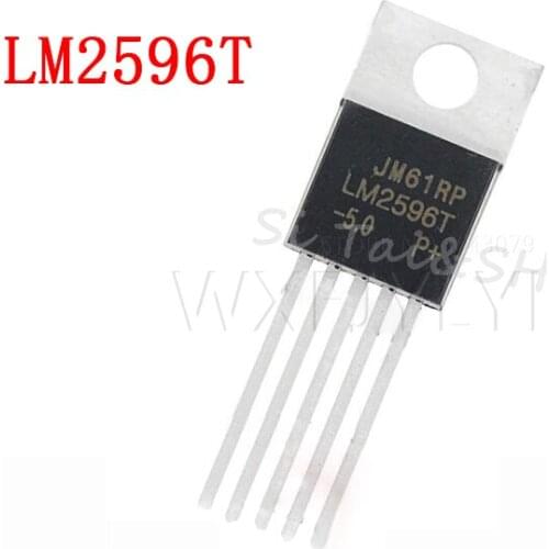 10pcs LM2596T-5.0 TO220-5 LM2596 LM2596T TO-220 LM2596-5.0 LM2596T-5