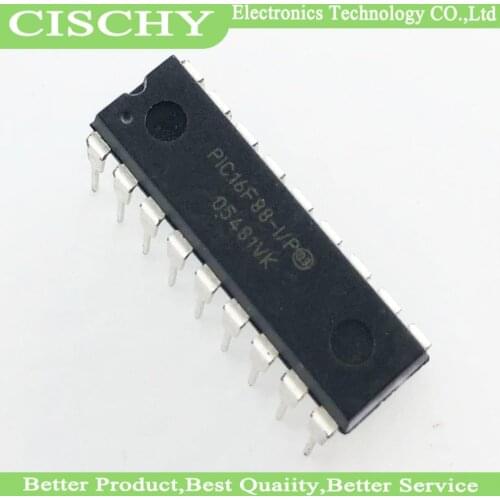 2pcs PIC16F88-I/P PIC16F88 DIP-18 In Stock