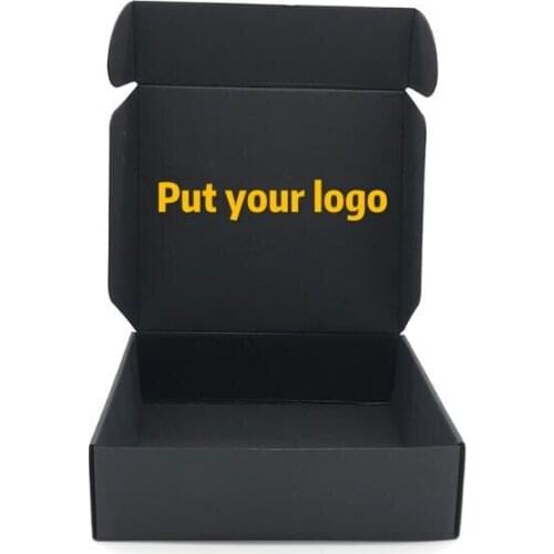 20pcs paper box Small Black gift Cardboard Box cardboard Packaging box black Paper packaging Gift carton cardboard paper box